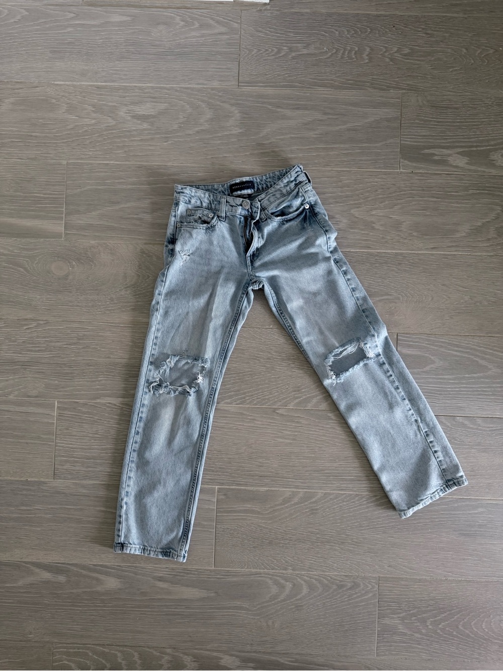 Aeropostale distressed jeans 000 Reg